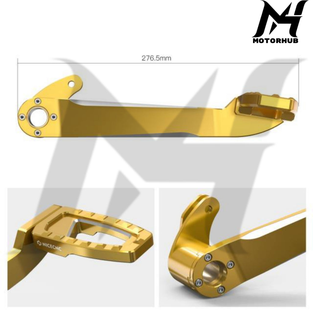 Nice CNC Rear Brake Lever Pedal Kit For Harley-Davidson Touring  Roadglide Street Glide Roadking 2014-2025 & Trike Models [Gold] MH9900116
