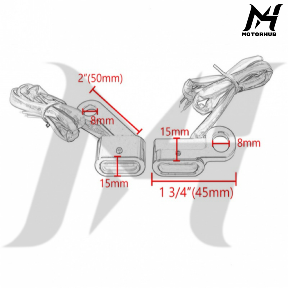 Handlebar Mini turn signal BG100802
