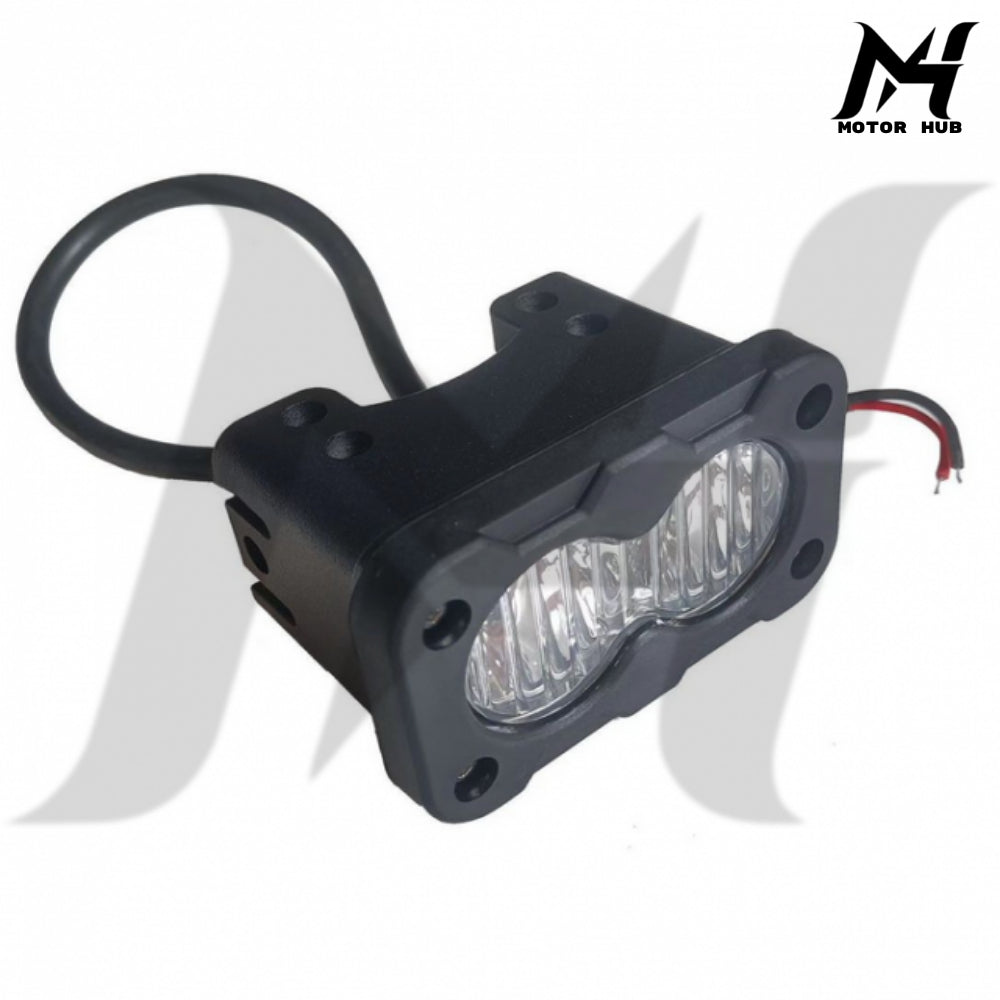 White LED Headlight Flood Beam Light [2x3Inch] MH9900108