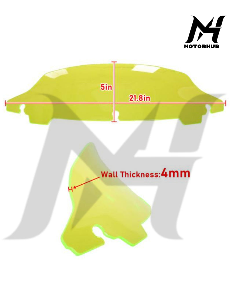 4.5 inch windshield Street Glide Electra Ultra Limited 2014-2023 [Green] MH9900639