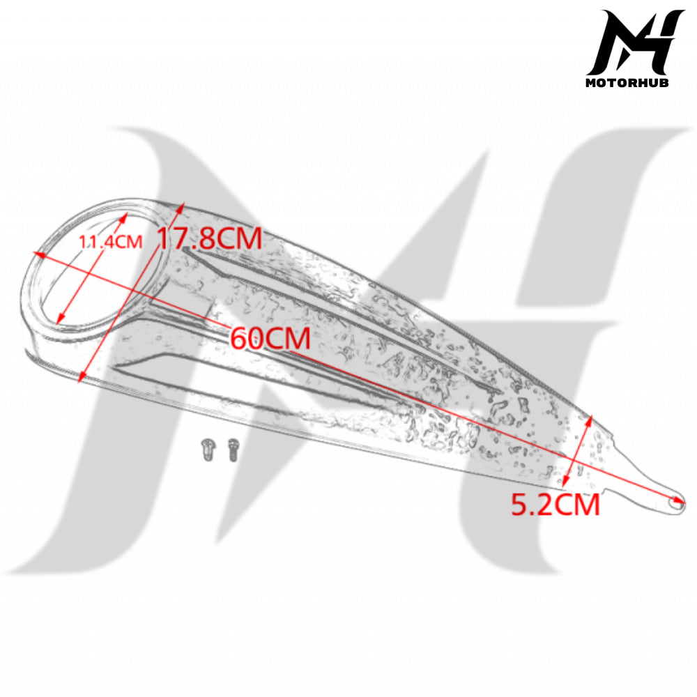 Motorcycle Harleyged Carbon Fiber Console For 2023-later FLHXSE and FLTRXSE and 2024-later FLHX, FLTRX and FLTRXSTSE models MH9900303