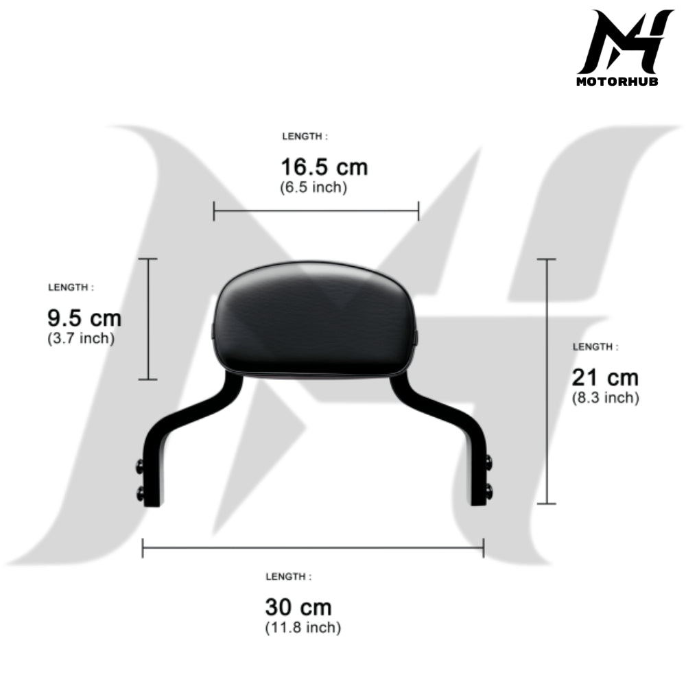 Sissy Bar Backrest Mini low for Touring Models 09-26 MH9901047