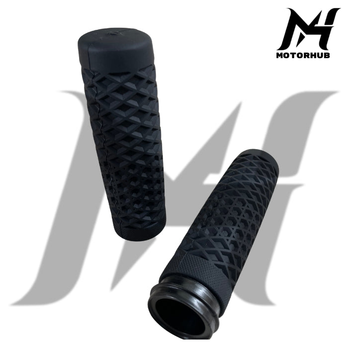Hand grip Model Vens 1 Inch Billet V.4 handgrips Throttle Wire Harley Touring Sportster Dyna Softail   MH9900458