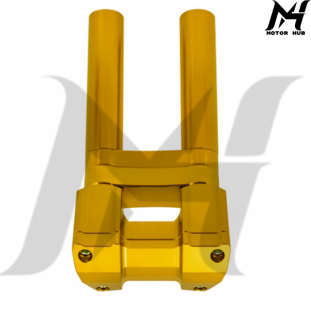 1-1/4 1-1.25 inch MX Tall Handlebar Riser 10 Inch [Gold] MH990060