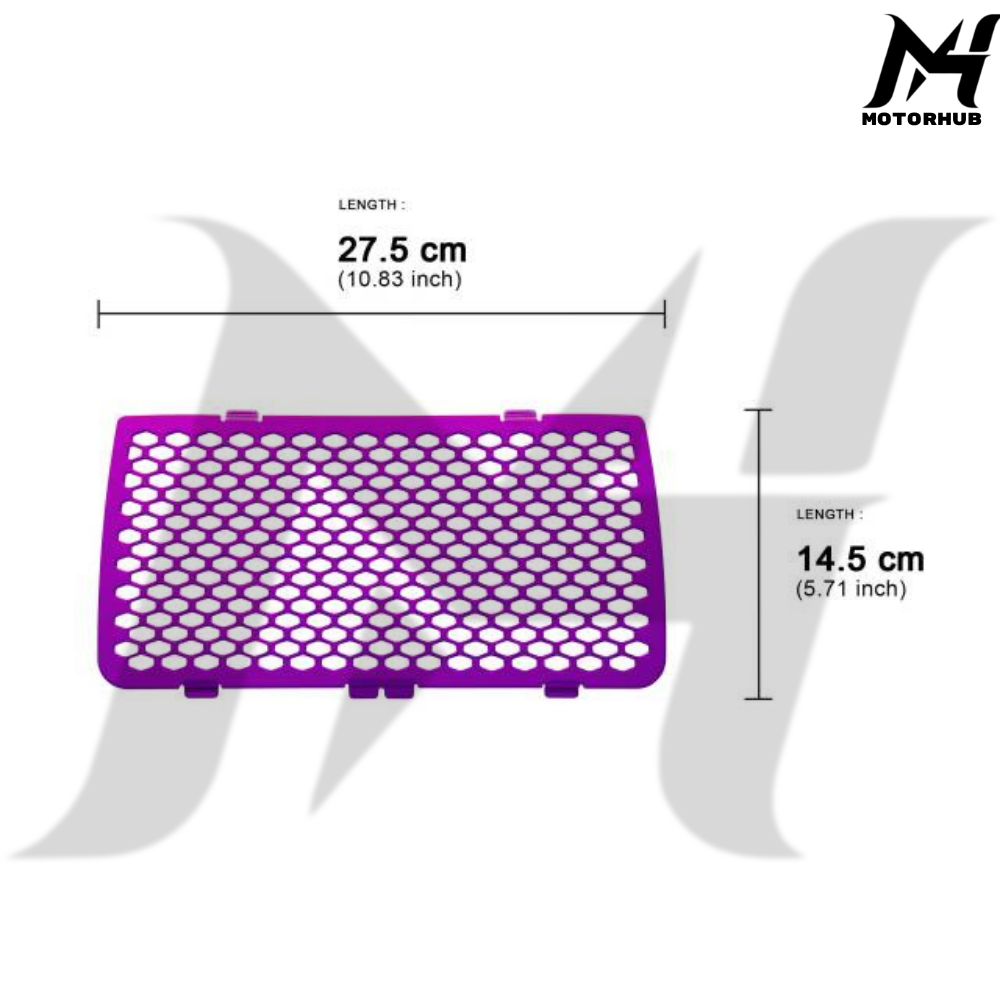 Aluminum Oil Cooler Cover Protection 2024-2026 Touring Purple MH9901198