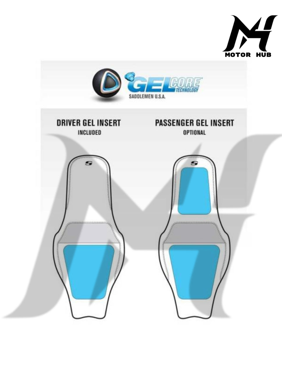 Saddlemen SDC Pro Series Performance Gripper Seat with Drivers Lumbar Rest [SC80807DBRT] BG100861