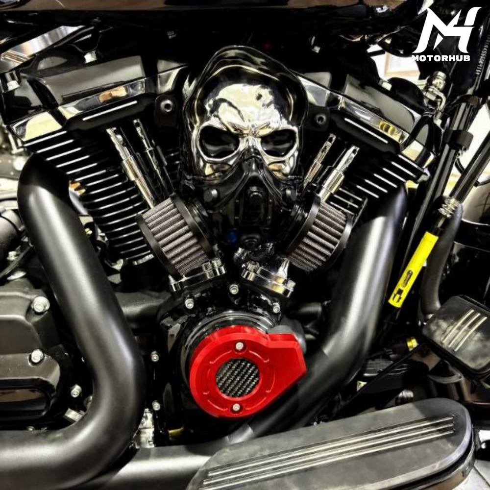 CNC with Carbon Cam Covers for 2024 CVO – 2024-2026 M8 Touring Red MH9901204