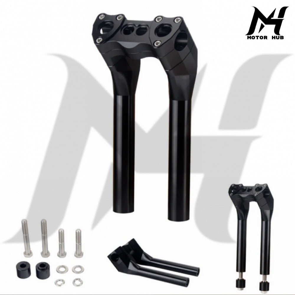 1-1/4 1-1.25 inch 8 Inch MaxRace Handlebar Riser [Black] MH9900102
