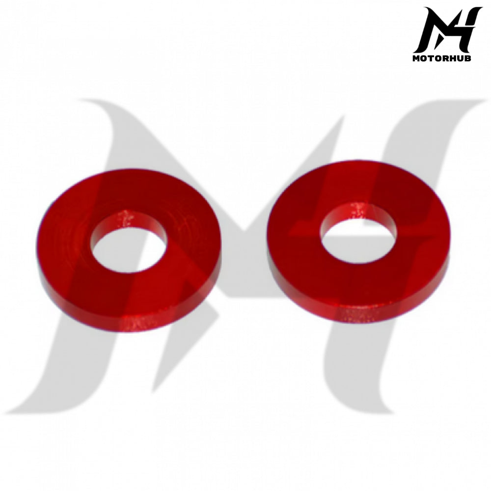Red Washer Harley Touring Crash Bar Engine [2Pcs/Set] MH990073