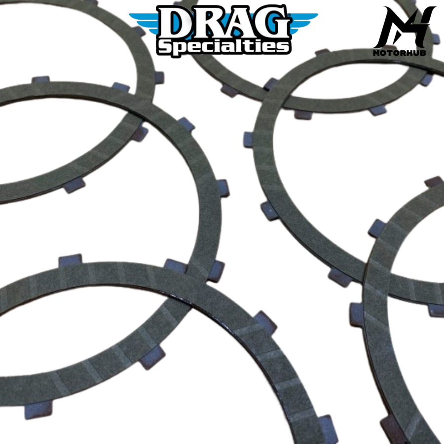 KAMPAS KOPLING CLUTCH PLATE ARAMID HARLEY BIG TWIN FOR HARLEY DYNA TOURING 1984 - 1989 SOFTAIL 1986 - 1989 1131-0421 OEM 37931-84