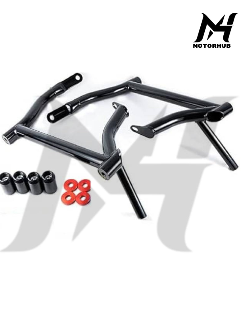 Engine Guard Crash Bar Protector Bracket Fit for Harley Davidson 2009-2025 [Red Ring] MH9900497