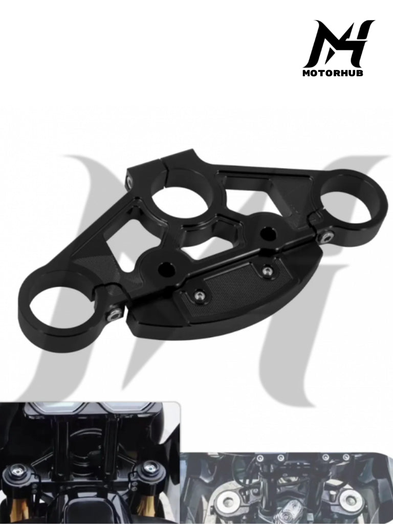 Triple T Harley Touring Top Triple Tree T-Bars Metal Risers Clamp Kits For Harley Touring 2014-Up Road King 2014-Up MH9900268