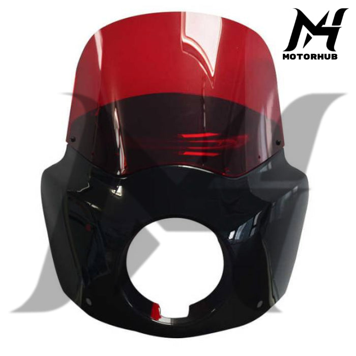 Fairing Dyna DS RW 11 Inch Headlight fairing with 49mm clamps [Red] Fairing Club Style Motorcycle Harley Davidson MH9900444