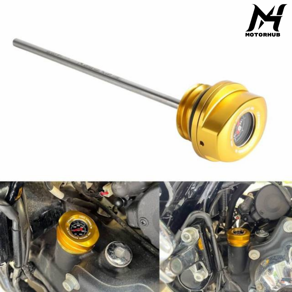 Oil Dipstick With Temperature Gauge For Harley Touring M8 [Yellow] MH9900630