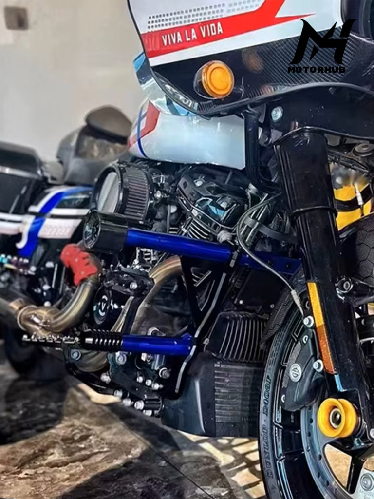 Billet Engine Guard Highway Crash Bar 6061-T6 Touring 2014+ [Blue] MH9900661