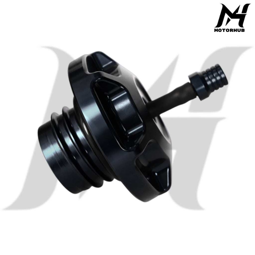 Universal Fuel Tank Cap Performance Harley Davidson V1 [Black]   MH9900726