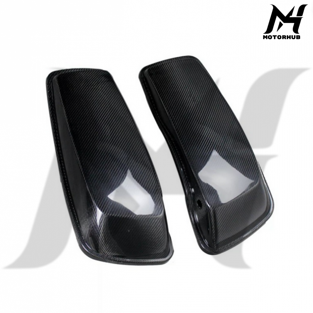 Black Carbon Fiber Saddlebag Full Set 2014-2023 Street Road Glide [Twill Glossy] BG100808