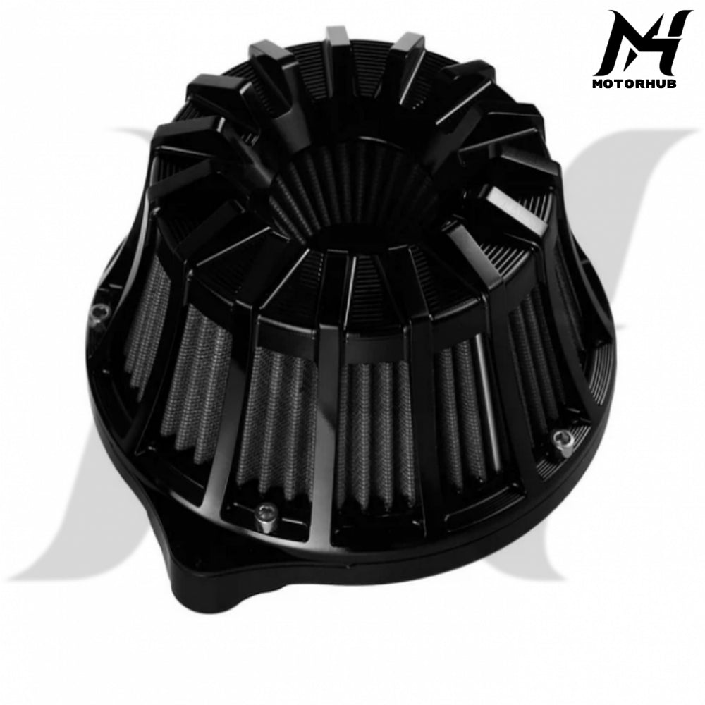 CNC Air Cleaner Grey Intake System Kit Fit Harley Dyna 2000-2017 Softail 2000-2015 Touring 2000-2007 MH9900179