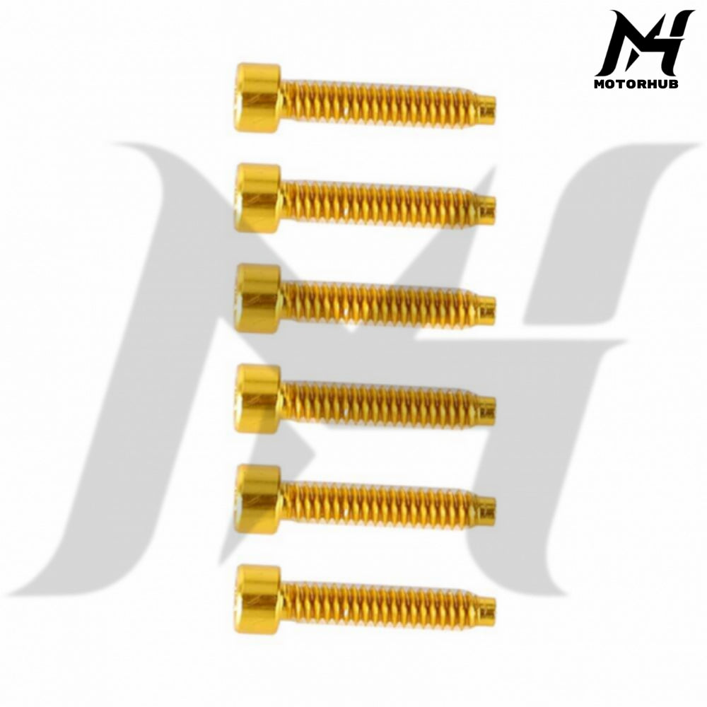 Gold T27 Fairing Windshield Bolts Screws W Rubber Grommets Washer for Harley Softail Low Rider ST 117 FXLRST FXRST Windscreen 2022-2024 MH9900957