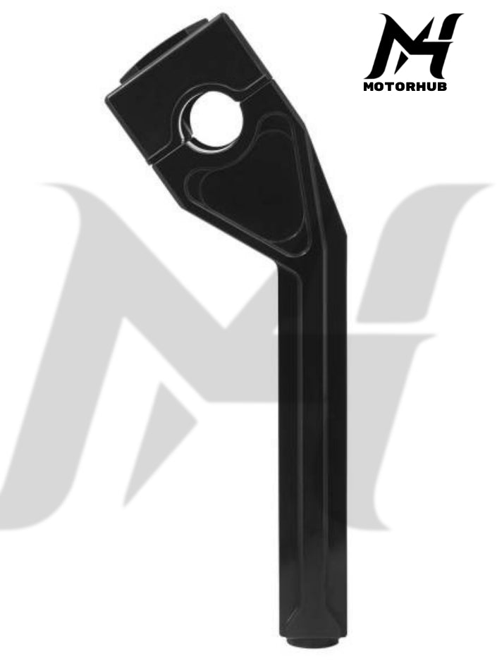 Riser 10 Inch 1 Inch - 10 Inch Tall Handlebar Riser Clamp Fit Harley Softail Street Bob Lowrider ST 2018-up [Black] MH9900490