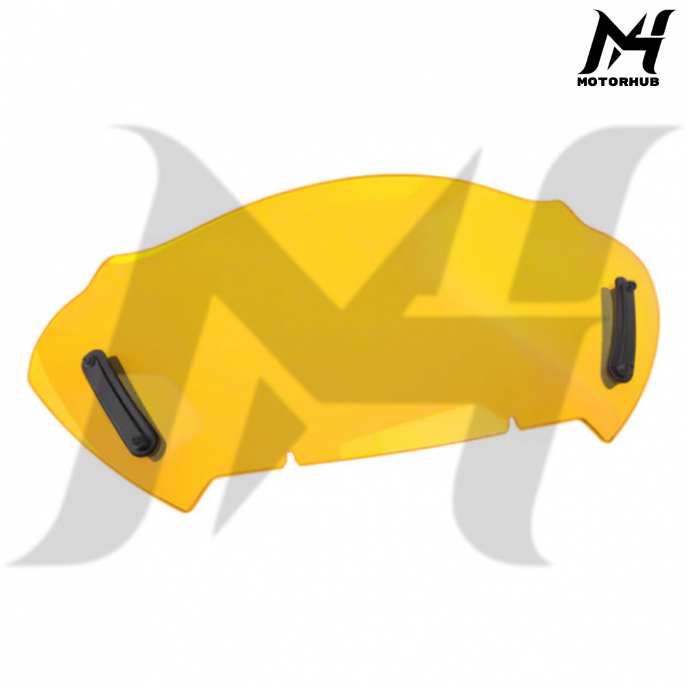 10 Inch Windshield Wave Wind Deflector Windscreen For Harley Touring RoadGlide 24-26 (Yellow) MH9901093