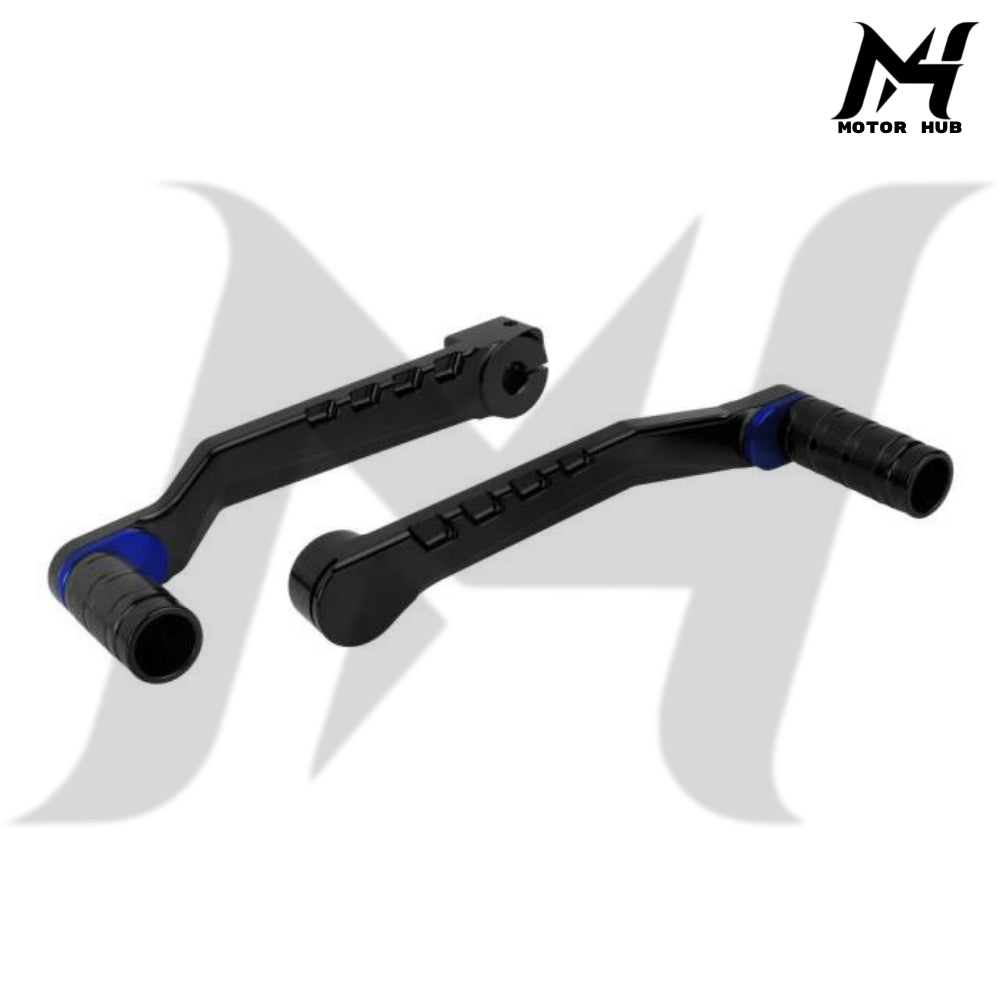 Black Heel Toe Shifter Lever Shifter Peg for Harley Softail 86-17 Touring 88-Up [Black-Blue] MH9901018