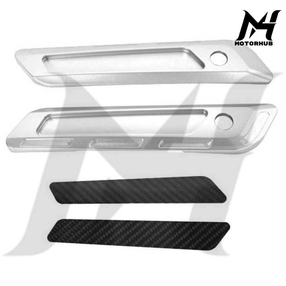 CNC Saddlebag Latch Carbon reflector PB 2023.5-later Touring [Silver]  MH9900942