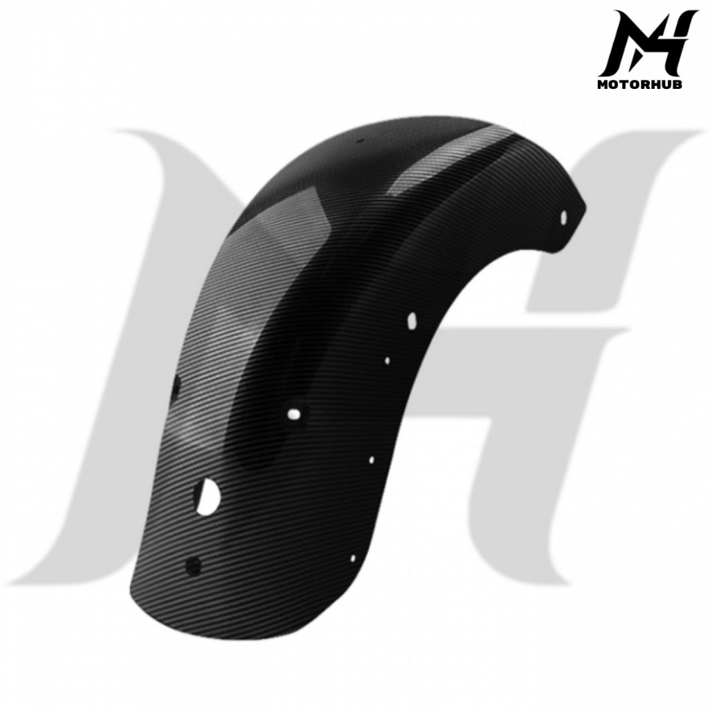 Motorcycle Hydro-Dip Carbon Fiber Pattern Rear Fender Touring 2009-2023 Motif Carbon MH9900717