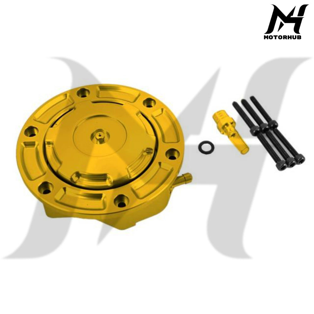 MX Vented CNC Aluminum Gas Cap 2023.5-later Touring [Gold]  MH9900938