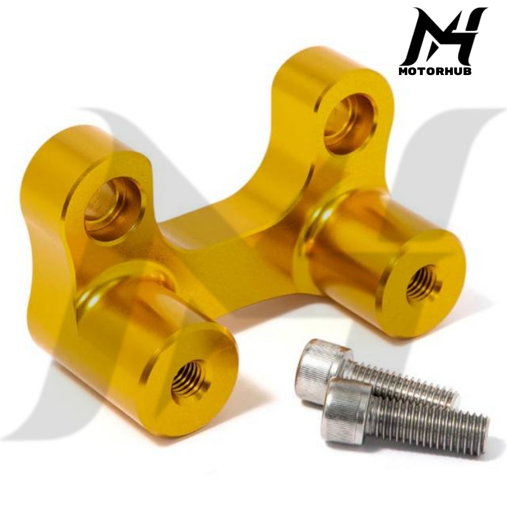 Pull back Plate Adapter Handlebar Riser Pull Back Plate Relocation Street Glide 2014-2023  [Gold]  MH9900705