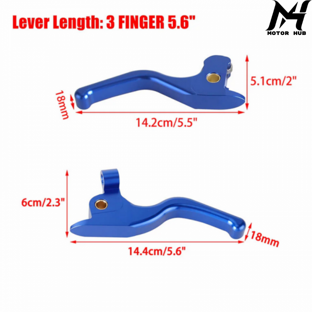 Gold Shorty Hand Control Lever Kit Brake Clutch Levers Touring 5.6 Inch 2014-2016 MH9900971