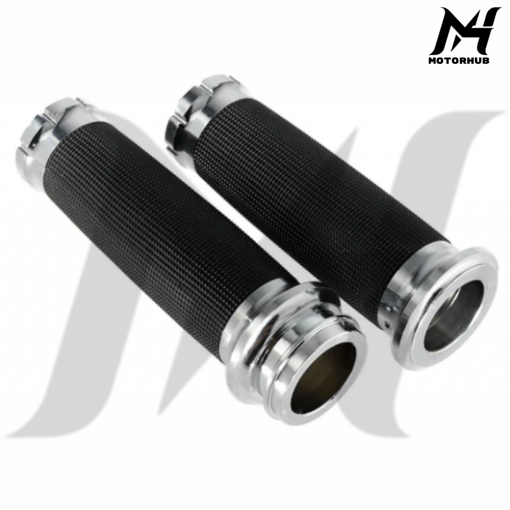 1 Inch V.1 Hand Grips Electronic Throttle Wire Harley-Davidson [Chrome] MH9900991