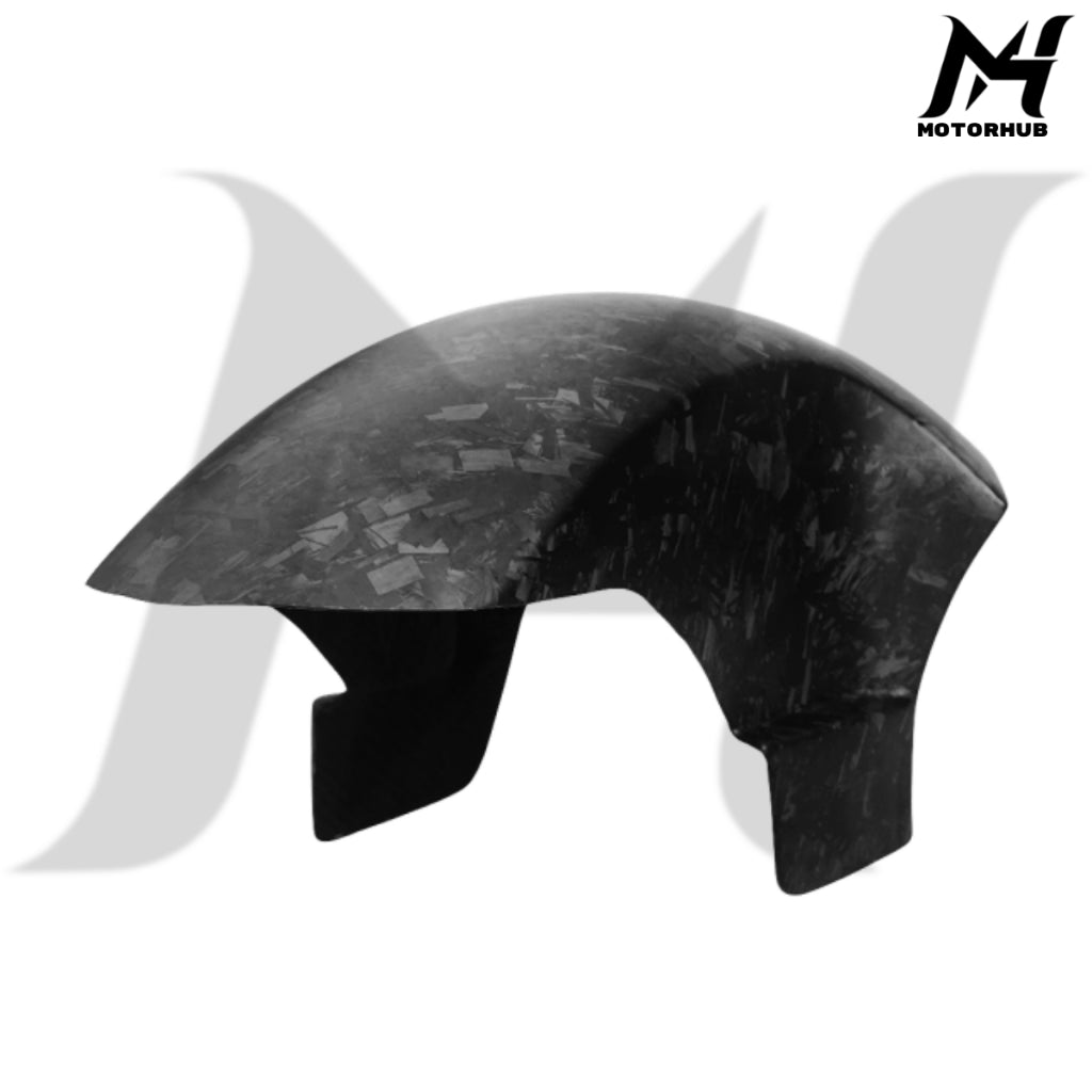 Black Carbon Fiber Front Fender Performance 2014+ Street Road Glide [Forged Glossy] RW7700291