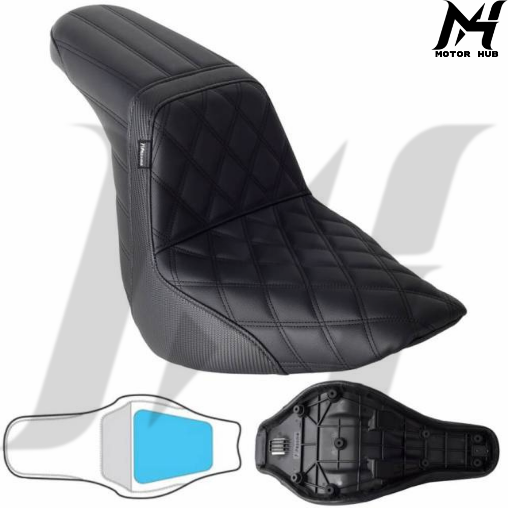 Comfort Seat Harley M8 Softail Low Rider ST S Sport Glide LS Step 2-Up Gel Pad Seat MH990016