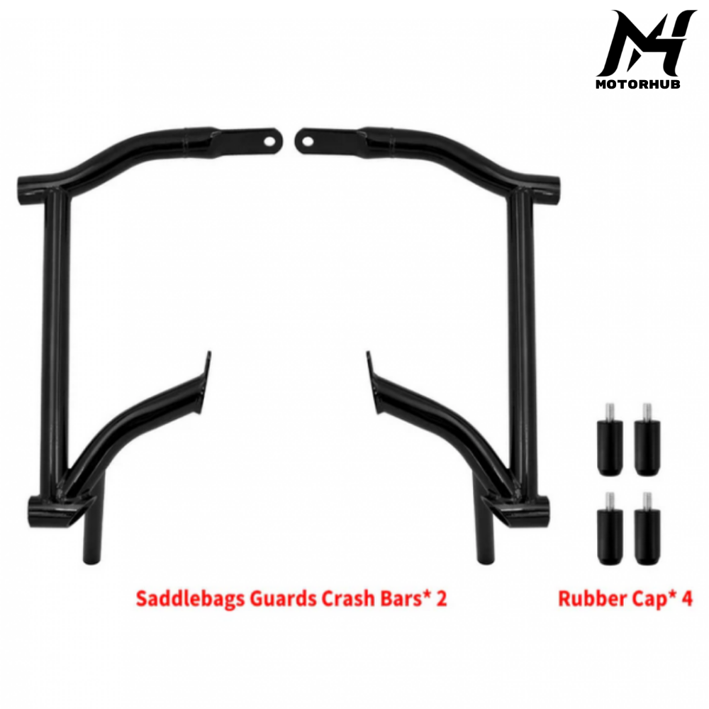 Saddlebag Rear Guard Crash Bars Harley Touring Road Glide 2009-2024 BG100699