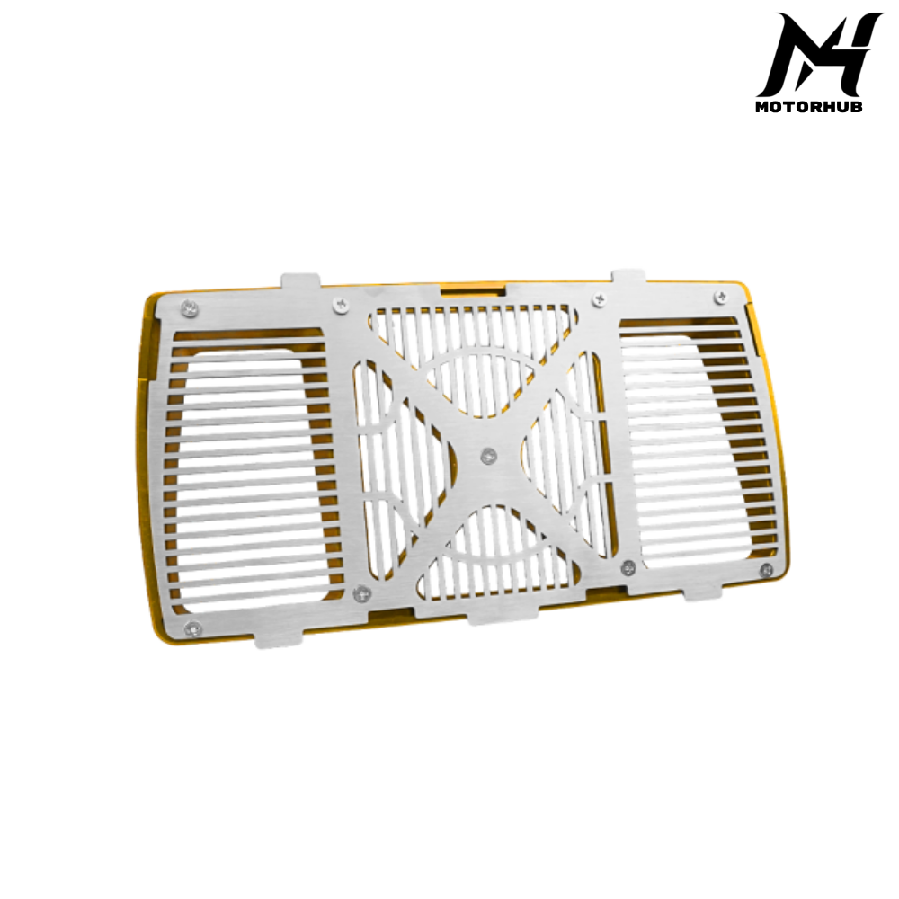 CastemKultur CNC Oil Cooler Cover Protection Radiator Guards Touring Gen2 2024+ [Gold] MH9901217