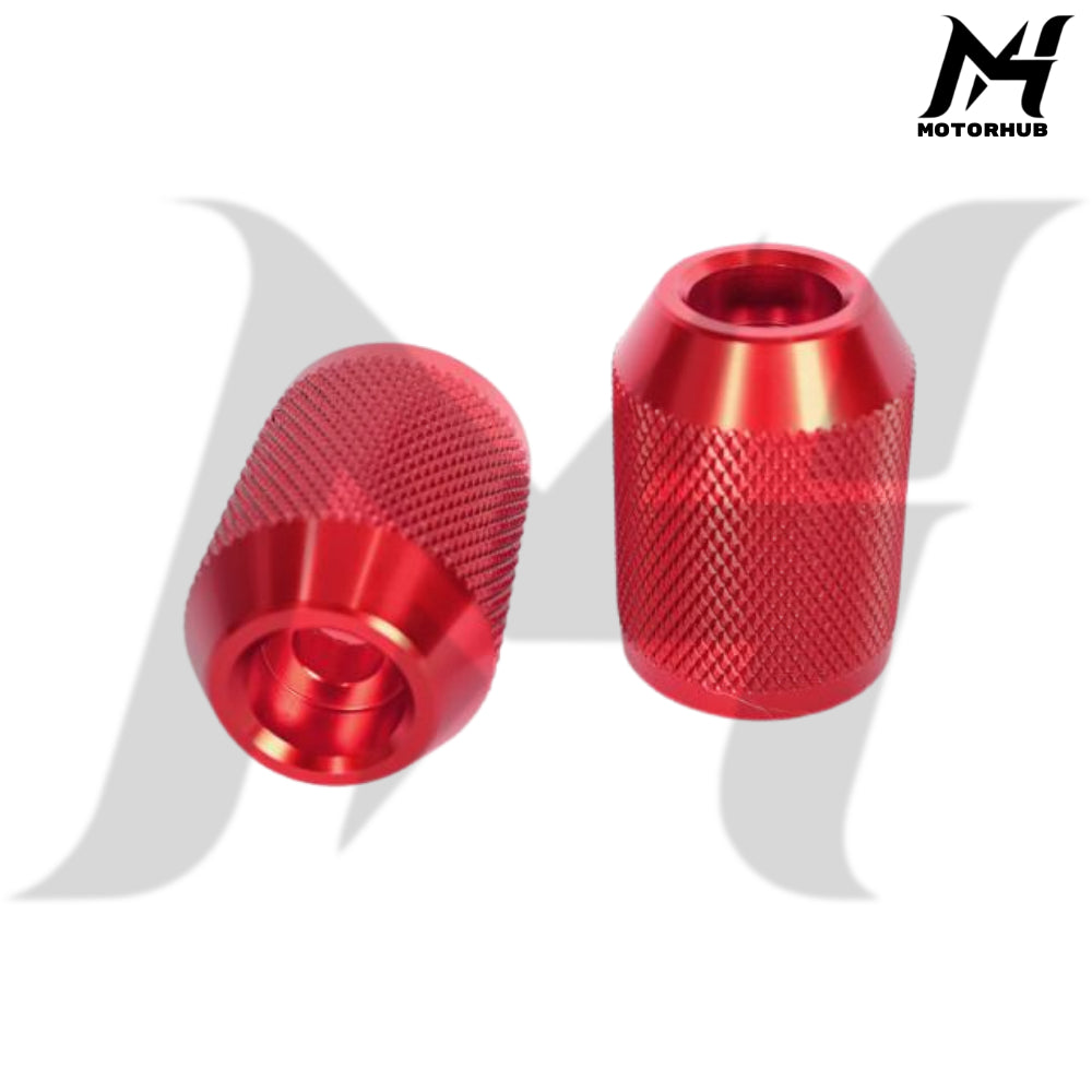 Billet CNC 6061 Crash Bar saddlebag Guard Sliders M12 [Red]   MH7700337