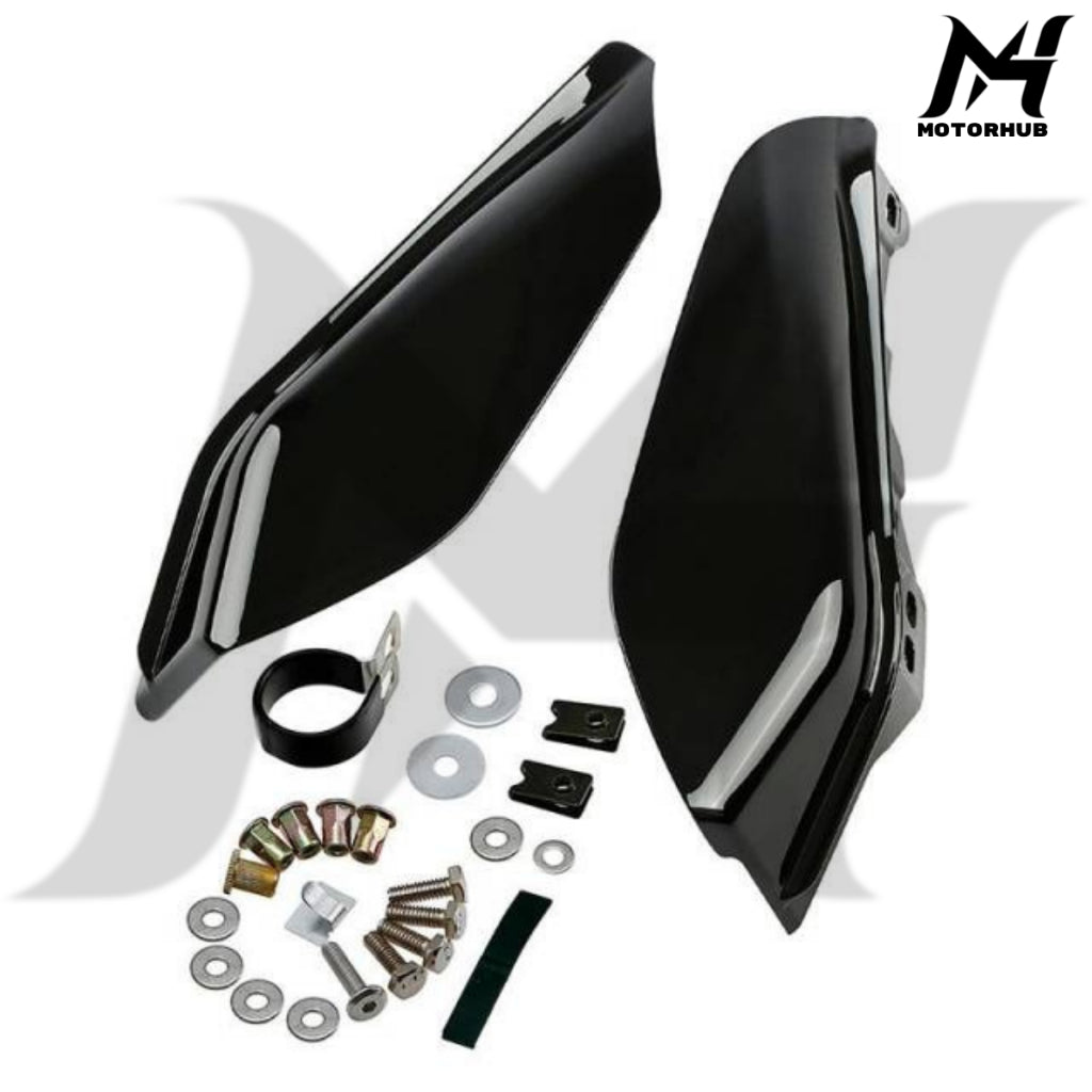 Mid-Frame Air Deflectors Fit For Harley Touring 2009-2026 [Vivid Black] Penahan Panas Harley Road Glide Street Glide Road King MH9900216