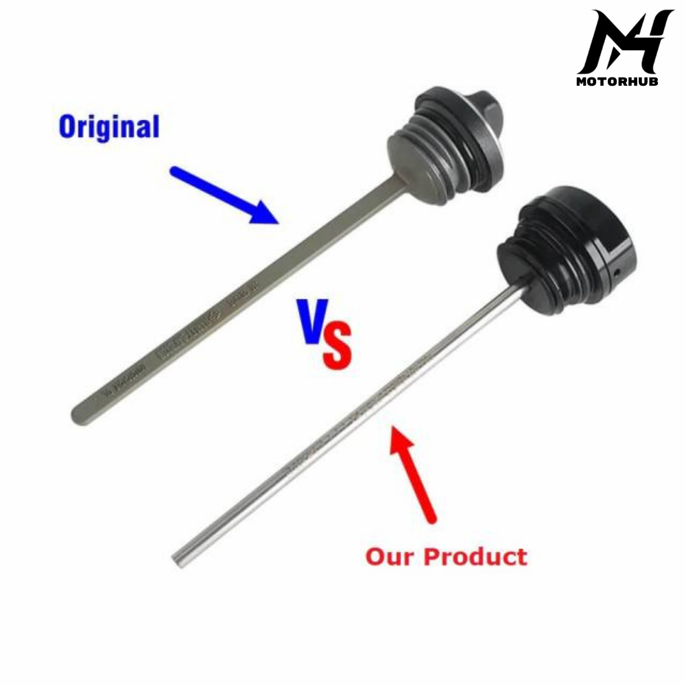 Oil Dipstick With Temperature Gauge For Harley Touring M8 [Black] MH9900632