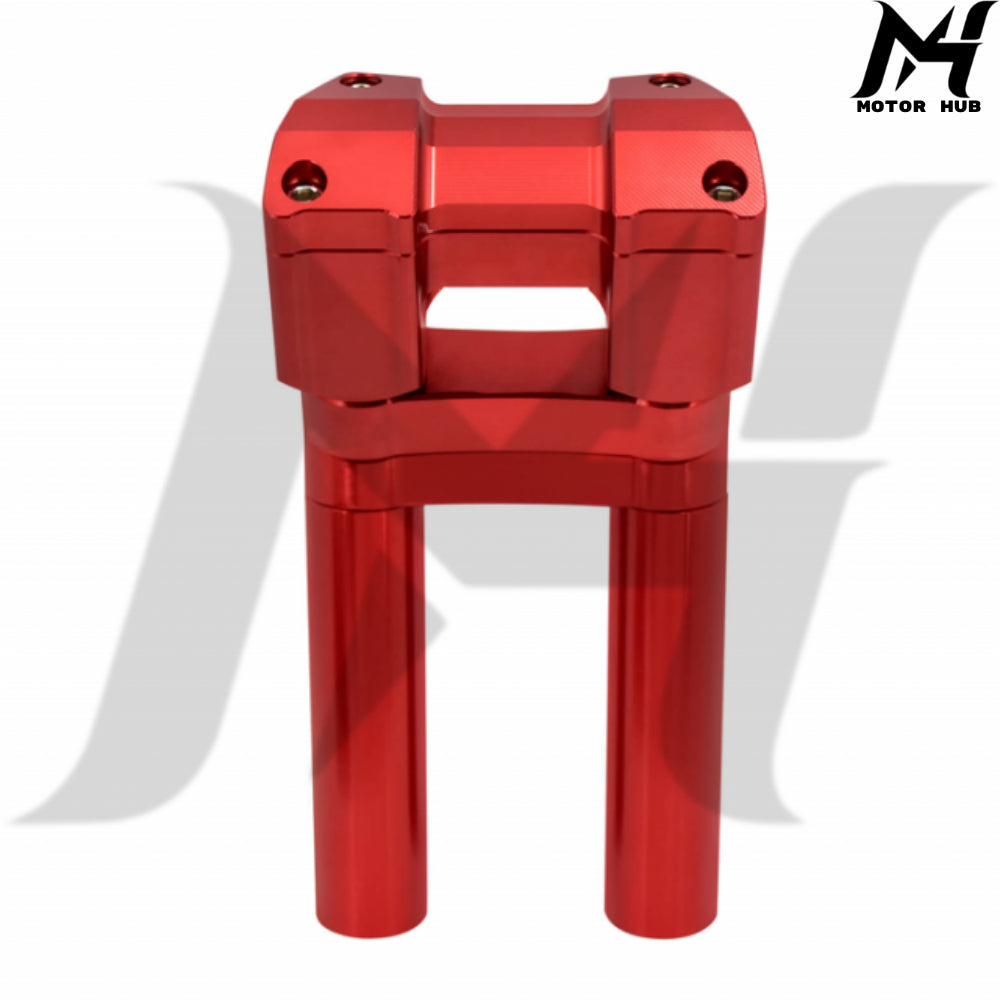 1-1/4 1-1.25 inch MX Tall Handlebar Riser 10 Inch [Red] MH9900259