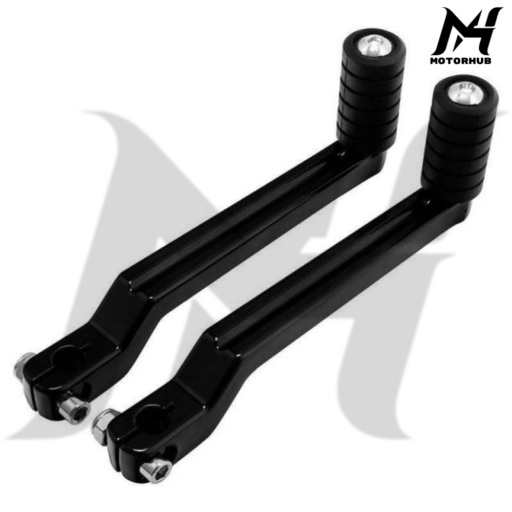 Black Heel Toe Shift Lever Shifter Pegs Fit For Harley Touring 88-23 MH9900589