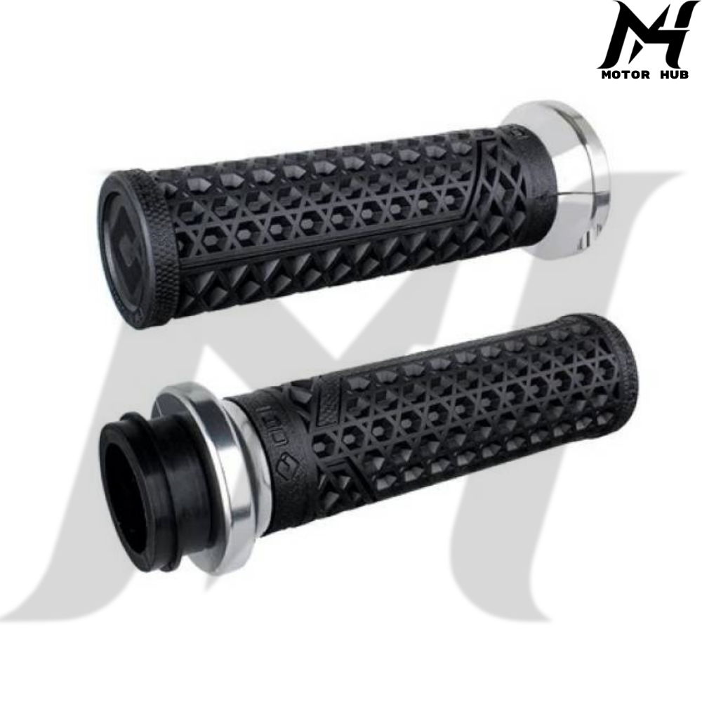 Vans V-Twin LOCK-On Grip Set - HD TBW 2022 [Black-Silver] MH9901065