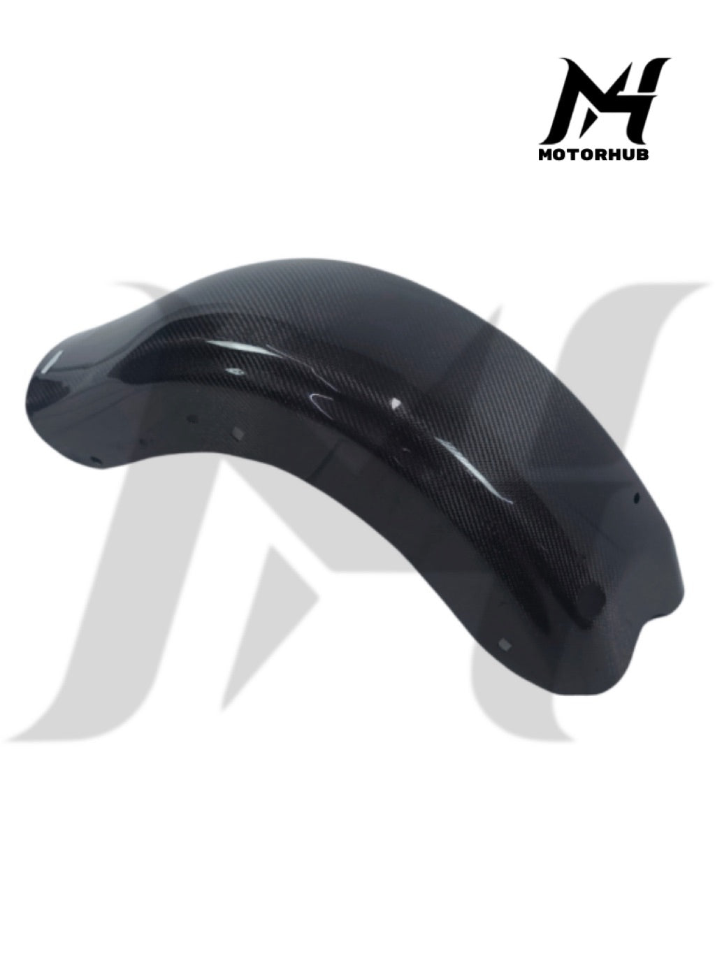 Black Carbon Fiber Touring Rear Fender 2014+ Street Road Glide [Standard twill Glossy] BG100810
