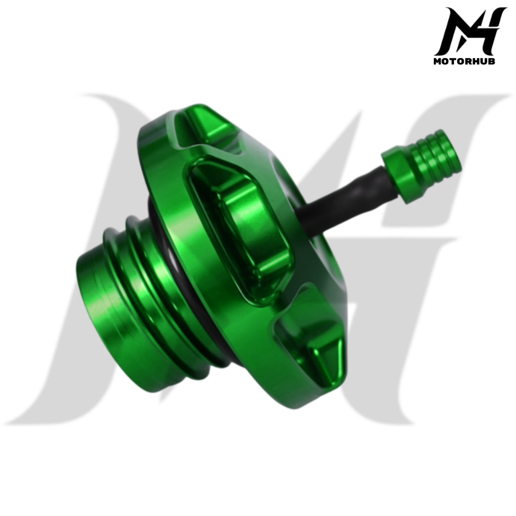 Universal Fuel Tank Cap Performance Harley Davidson V1 [Green] MH9900733