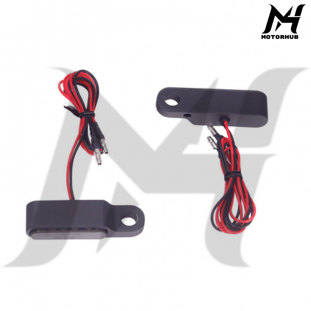 Mini LED Turn Signals Indicators Blinker Light Amber E-Mark Brake Clutch MH990090