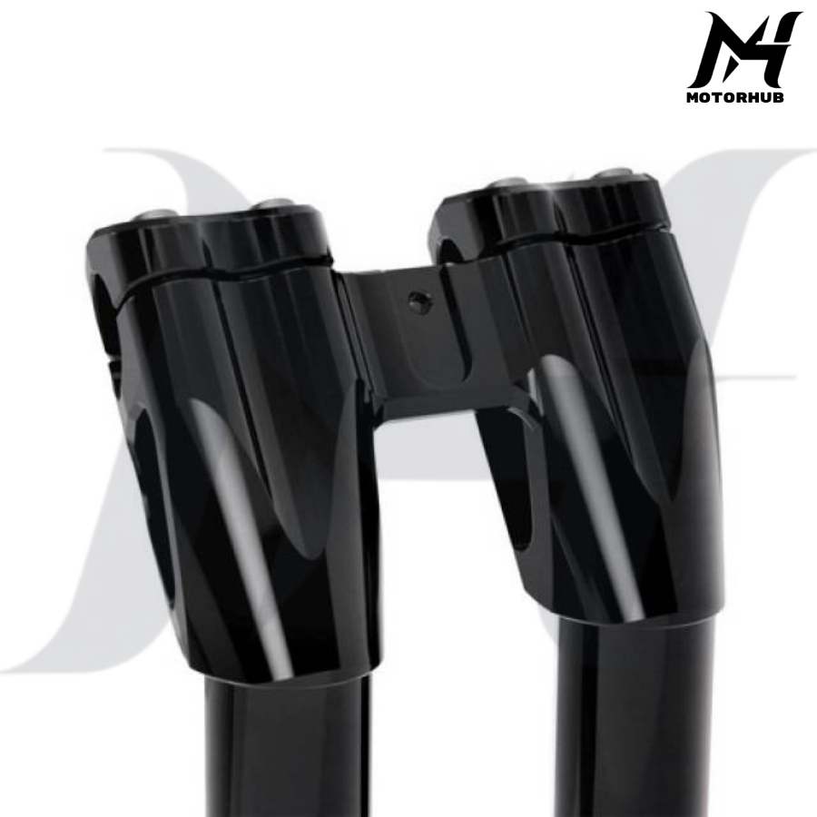 Kraus 8 Inch 1-1/8 Isolated & Kickback Risers [Raw-Silver] MH9900142