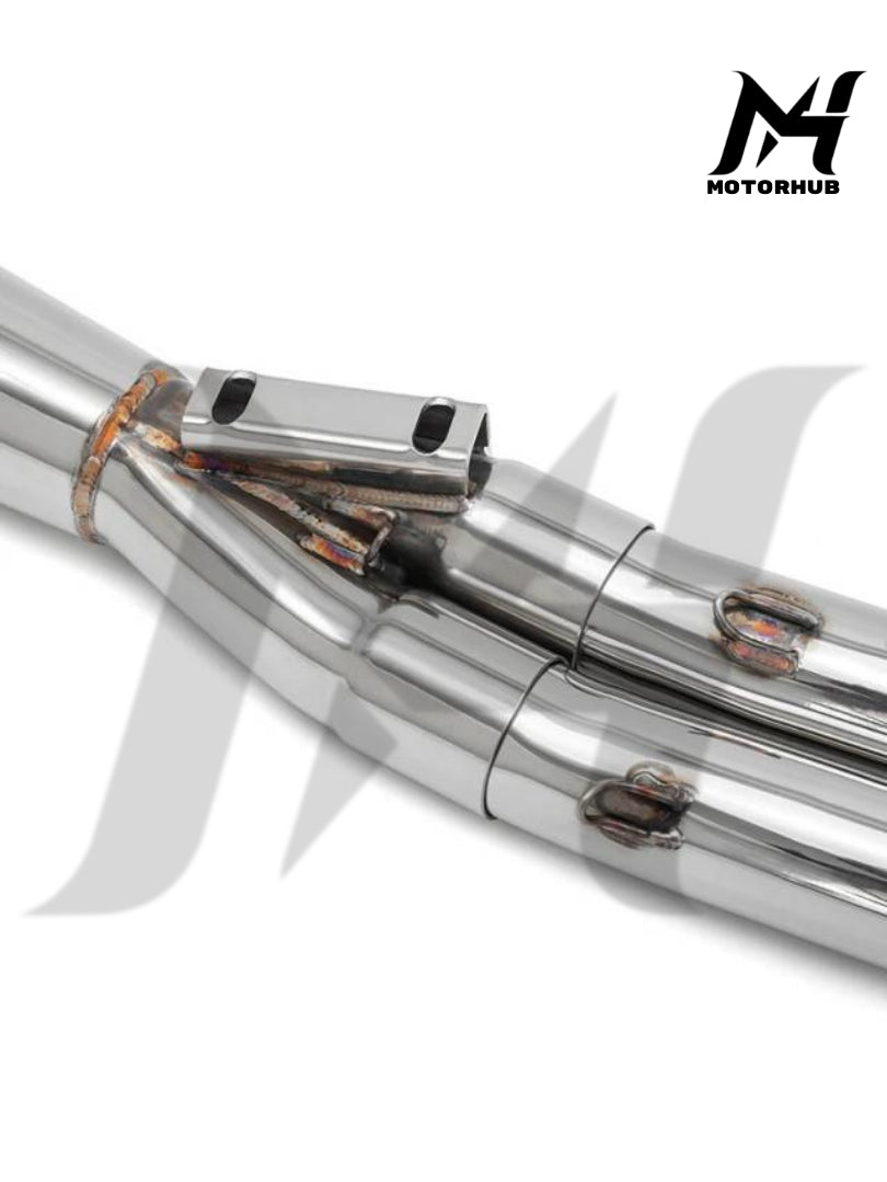 Mufflers Exhaust Pipes 2 into 1 for Harley Milwaukee Eight M8 Touring Street Road Electra Glide Road King 2017+ MH9900702