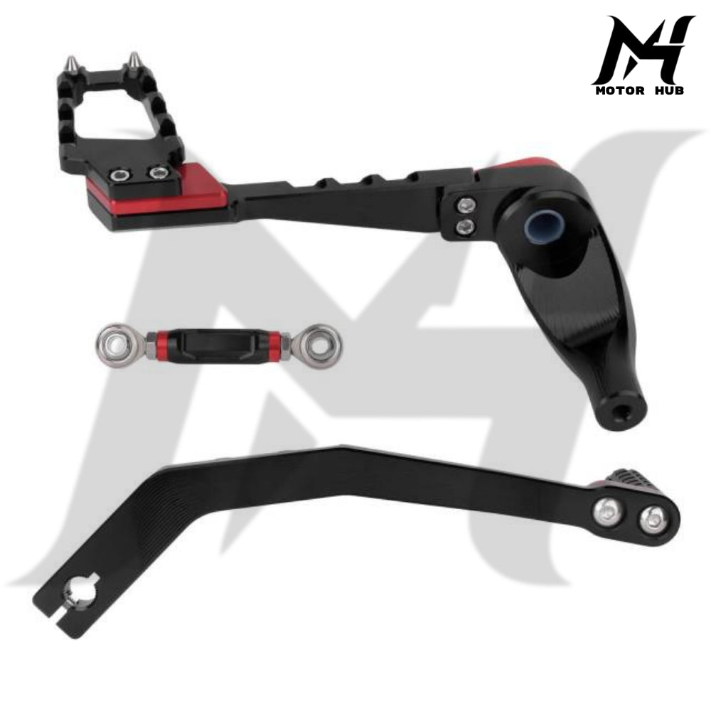 Mid Foot Control Set with Linkage for Harley Low Rider S ST Street Bob [Black-Red] MH9901019