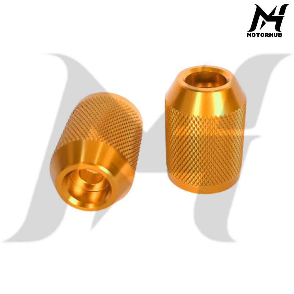 Billet CNC 6061 Crash Bar saddlebag Guard Sliders M12 [Gold]   MH7700339