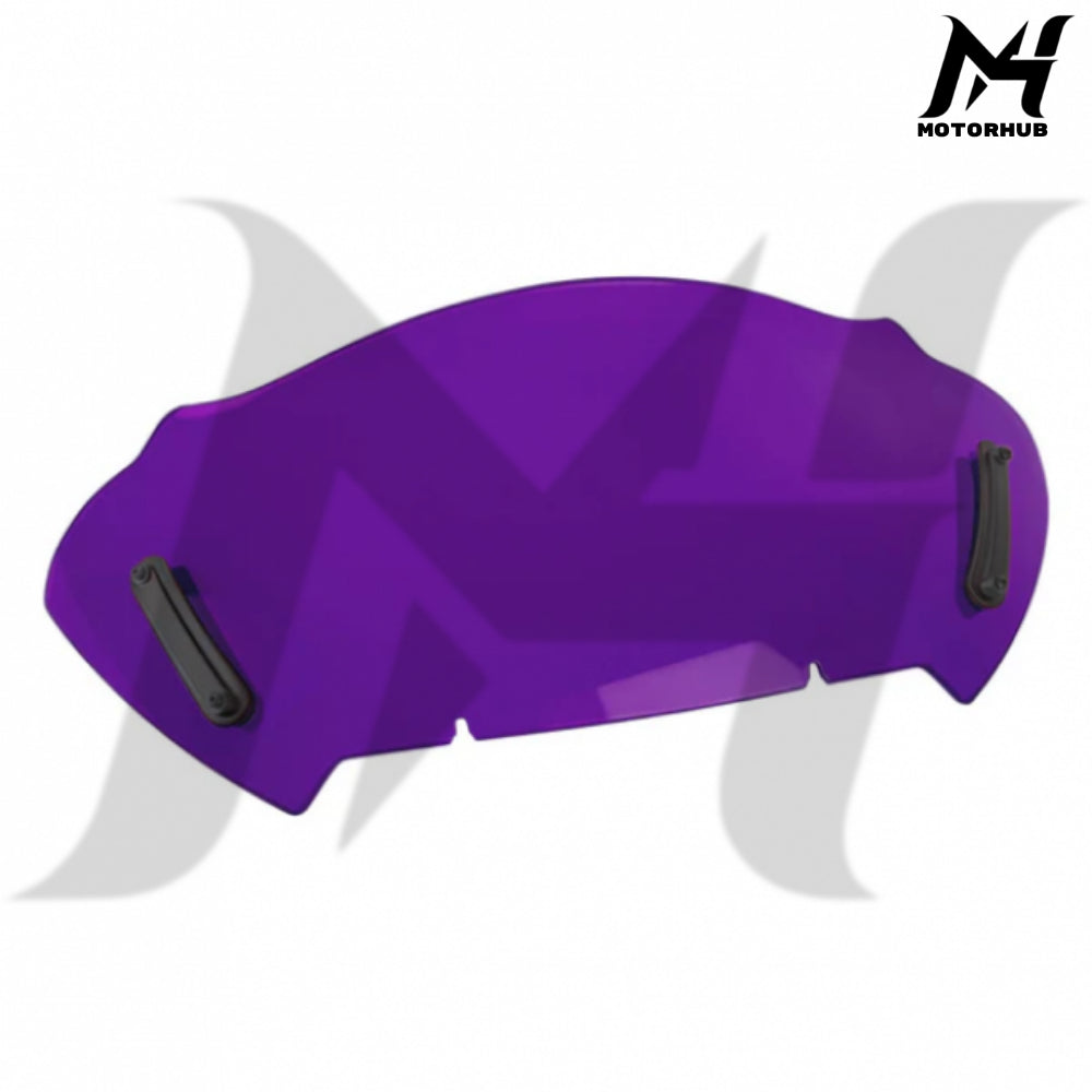 10 Inch Windshield Wave Wind Deflector Windscreen For Harley Touring RoadGlide 24-26 (Purple) MH9901095